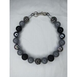 Handmade Starry Night Beaded Dog Puppy Collar Necklace Jewelry Durable 18.5"